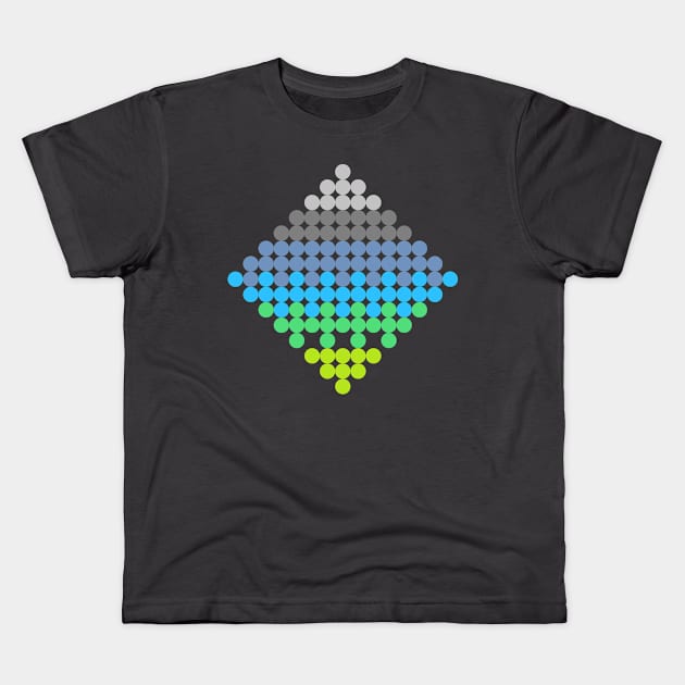 dot pattern C Kids T-Shirt by prettyguardianstudio